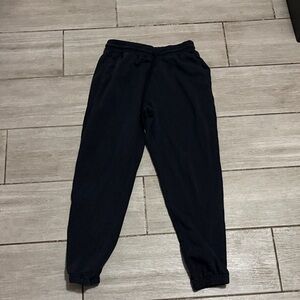 Fabletics athletic wear sweatpants in the shade black